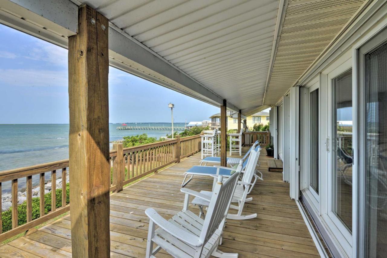 Waterfront Harkers Island Home Sunset View And Dock Extérieur photo