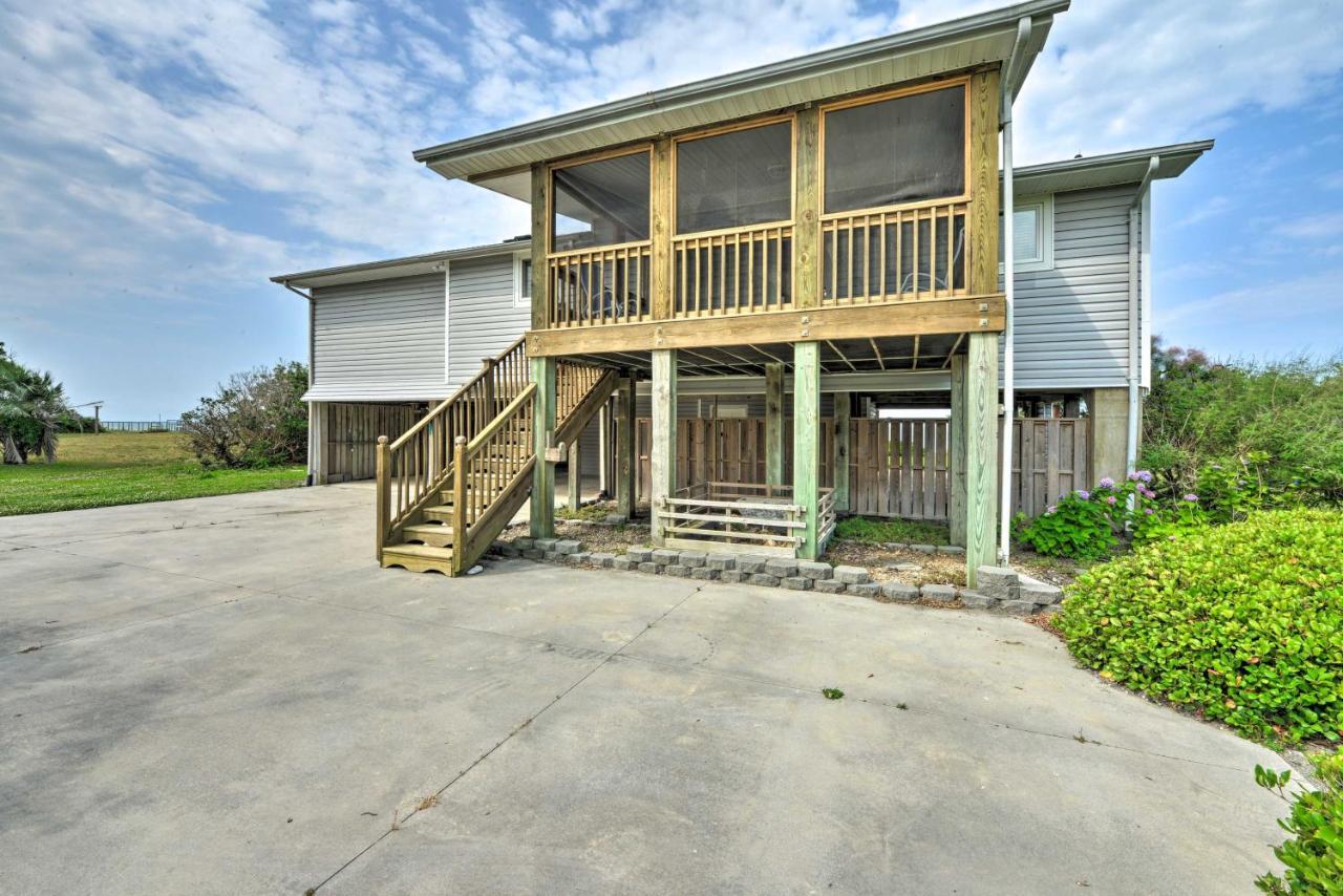 Waterfront Harkers Island Home Sunset View And Dock Extérieur photo