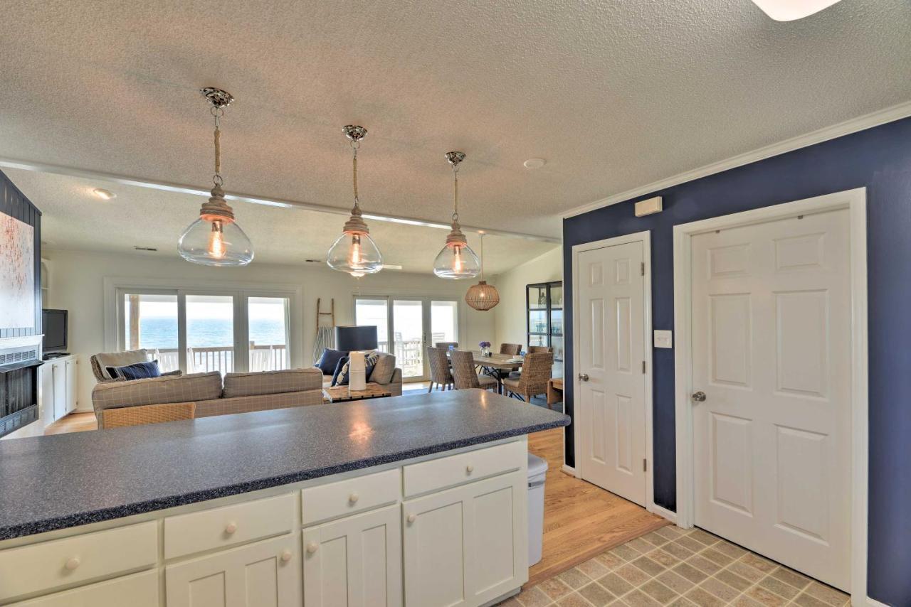 Waterfront Harkers Island Home Sunset View And Dock Extérieur photo